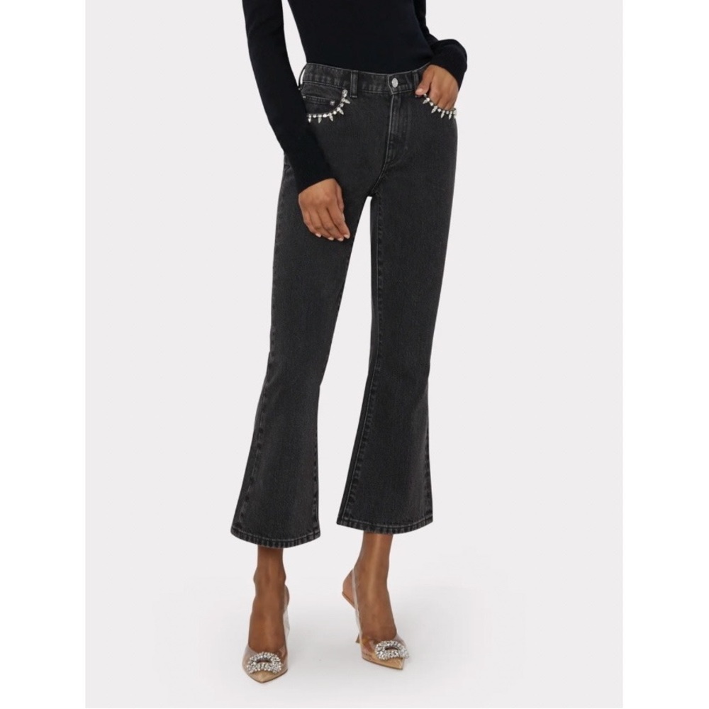 Milly Hali Crystal Embellished Jeans